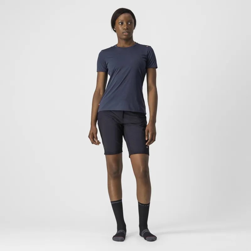 Castelli Tech 2 Women's T-Shirt in Savile Blue-2