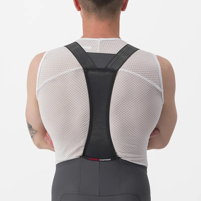 Castelli Free Aero RC Classic Bib Shorts in Grey/Hibiscus-2