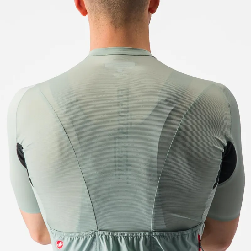 Castelli Superleggera 3 Short Sleeve Jersey in Defender Green-2
