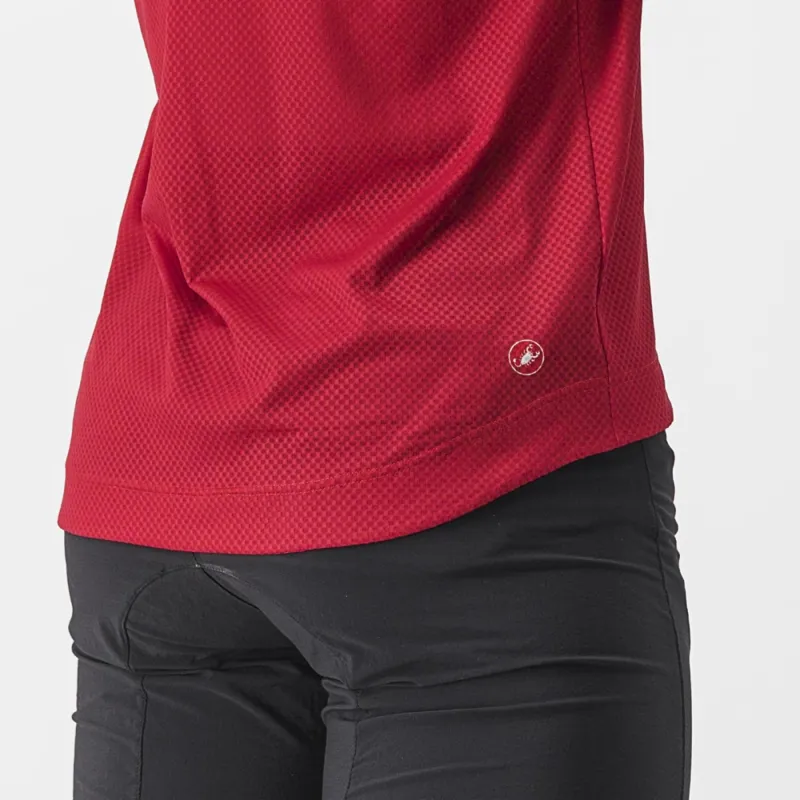 Castelli Trail Tech 2 Long Sleeve T-Shirt in Red-2