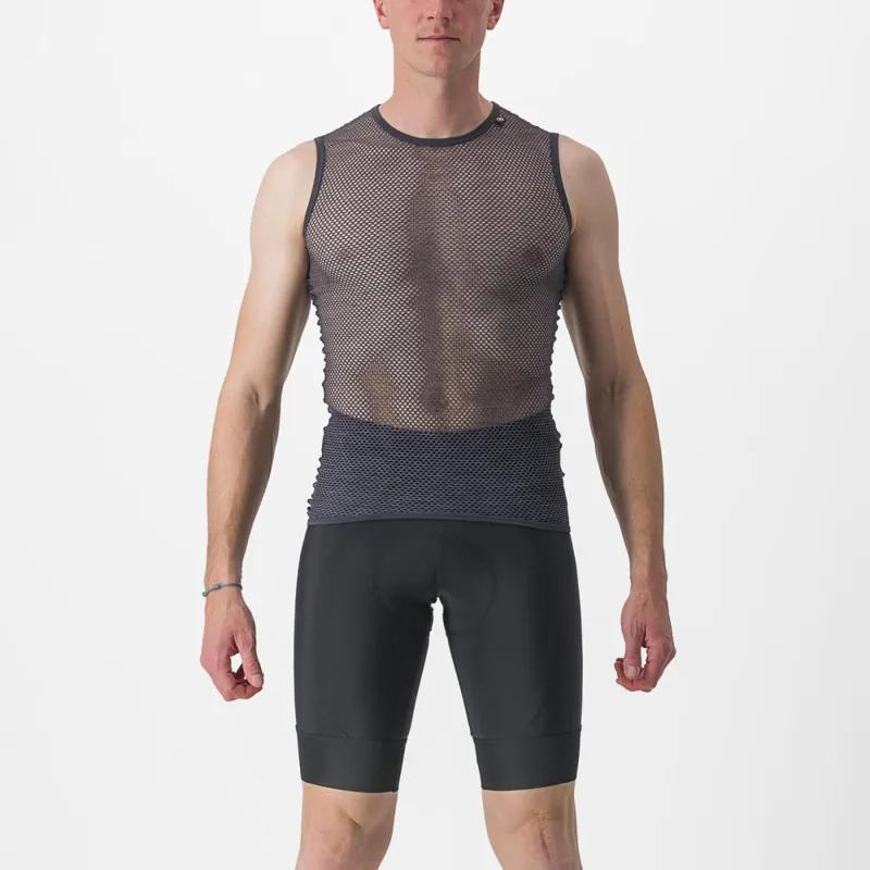 Castelli Miracolo Wool Sleeveless Base Layer in Grey-2