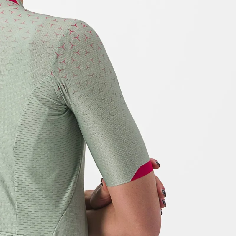 Castelli Pezzi Women's Short Sleeve Jersey in Defender Green-2