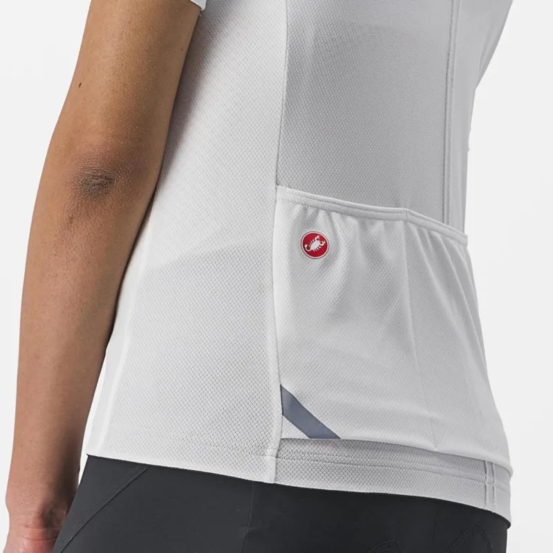 Castelli Anima 4 Women's Short Sleeve Jersey in Ivory-2