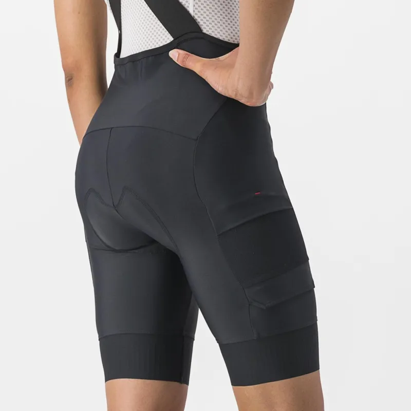 Castelli Unlimited Cargo Women's Bib Shorts in Black-2