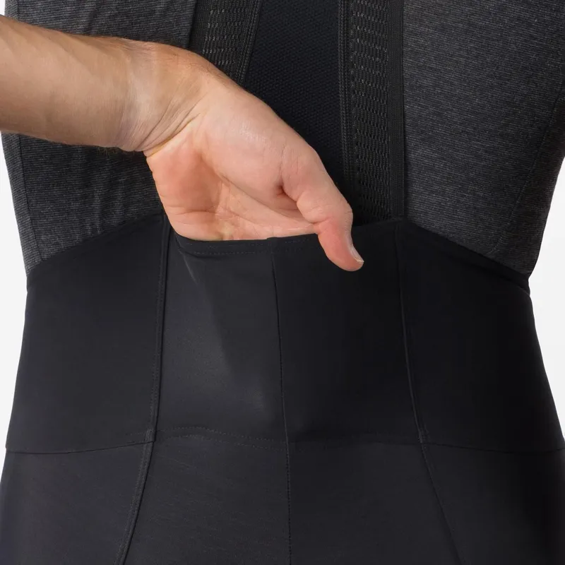 Castelli Espresso Thermal Bib Shorts in Black-5