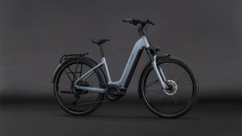 Cube Touring Hybrid Pro 800 EE Electric Hybrid Bike 2026 in Pearlgrey/Chrome-6