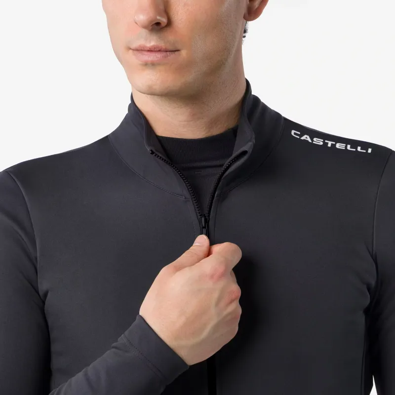 Castelli Espresso 2 Long Sleeve Jacket in Black-4