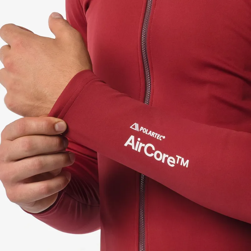 Castelli Espresso 2 Long Sleeve Jacket in Garnet Red-2