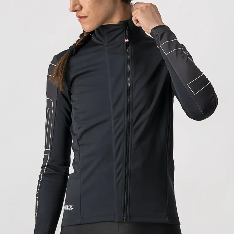 Castelli Transition Women's Jacket in Light Black/Ivory-4