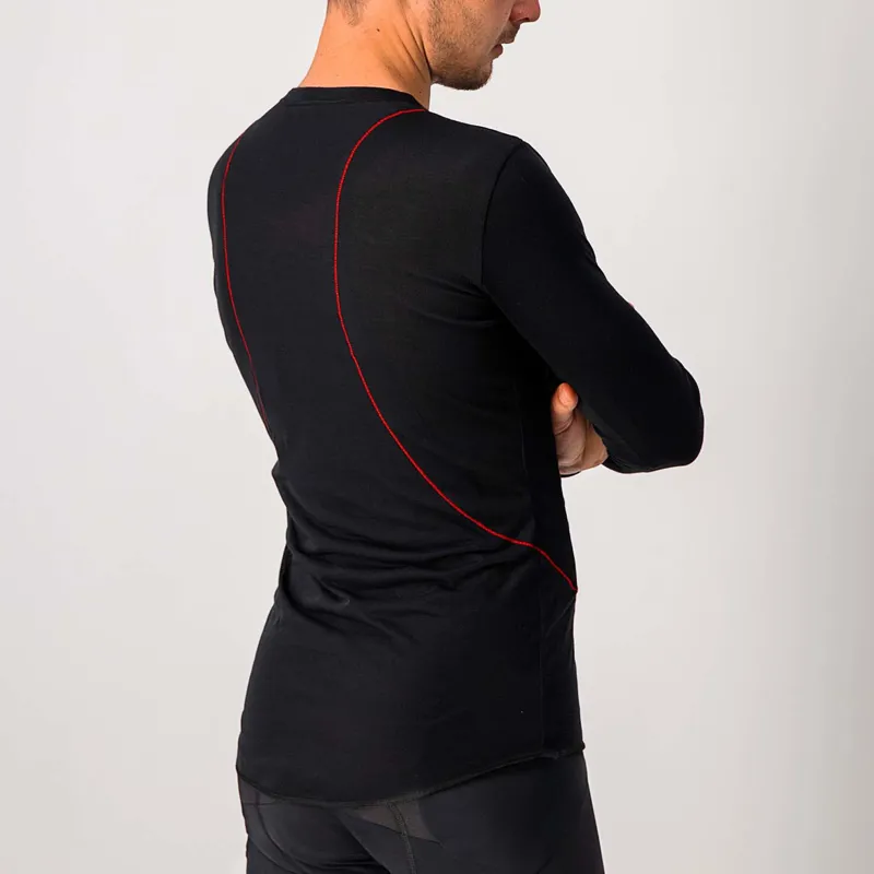Castelli Prosecco Tech Long Sleeve Base Layer in Black-4