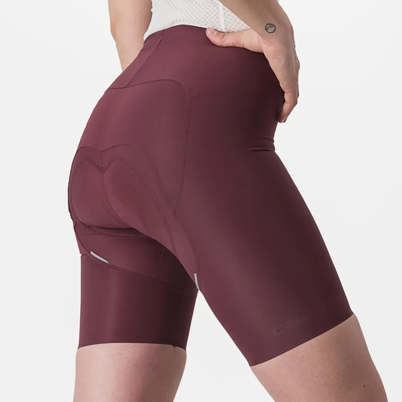 Castelli Free Aero RC Women's Shorts in Bordeaux-3