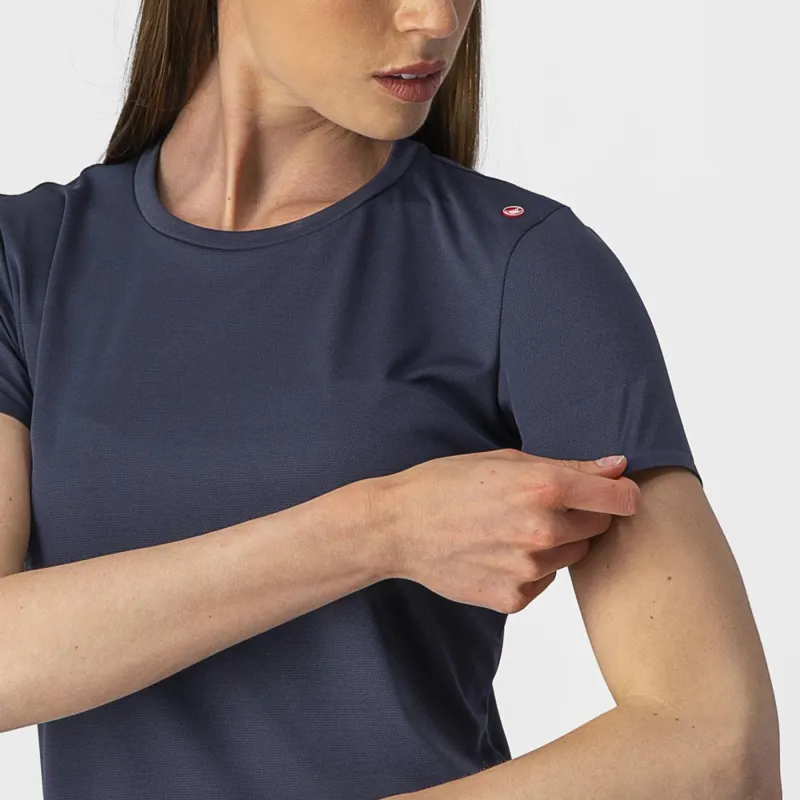 Castelli Tech 2 Women's T-Shirt in Savile Blue-3