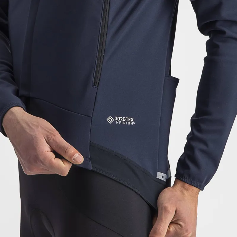 Castelli Perfetto RoS 2 Convertible Jacket in Belgian Blue/Silver Grey-3
