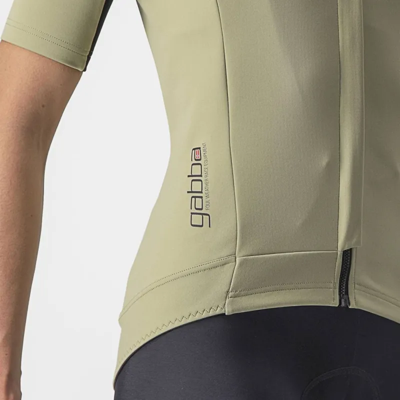 Castelli Gabba RoS 2 Short Sleeve Women's Jersey in Green Tea/Chalk-3