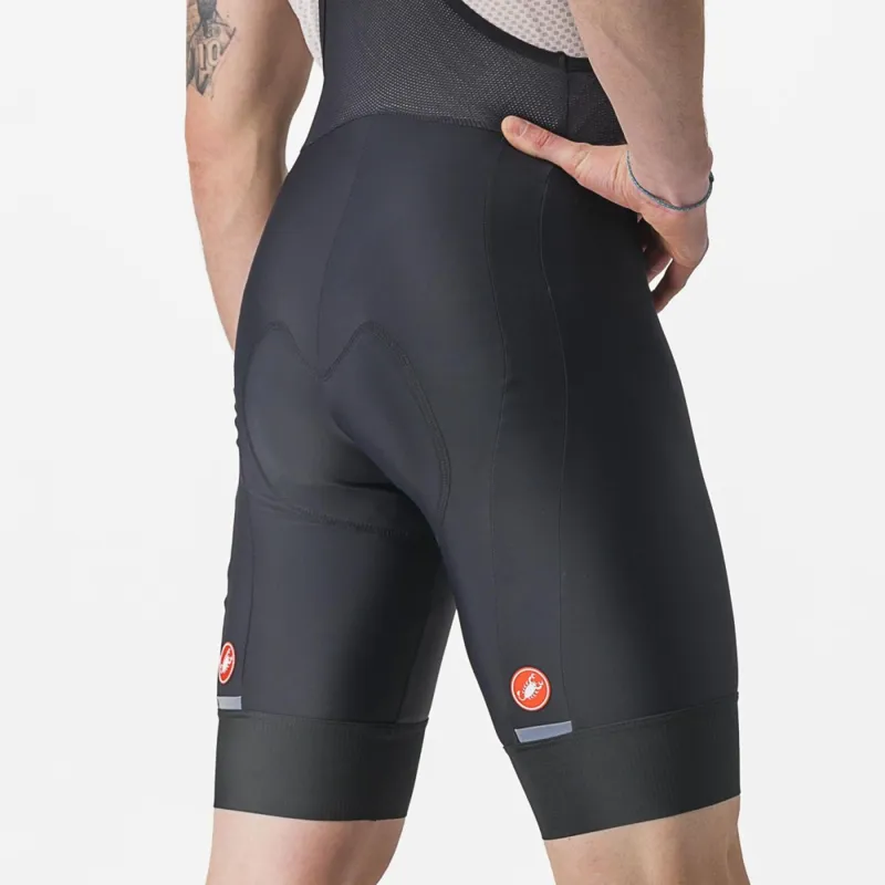 Castelli Entrata 2 Bib Shorts in Black-3