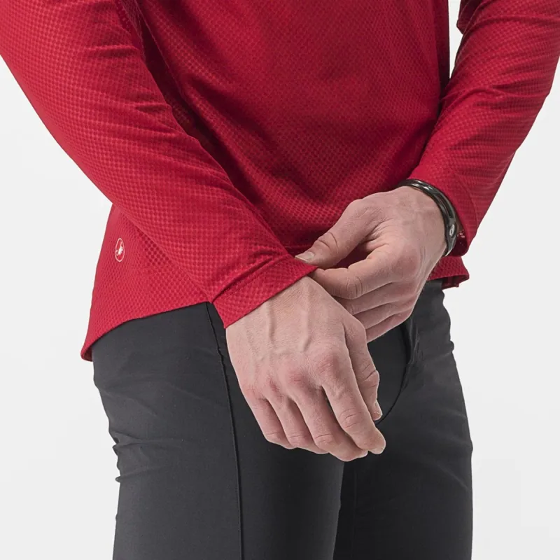 Castelli Trail Tech 2 Long Sleeve T-Shirt in Red-3