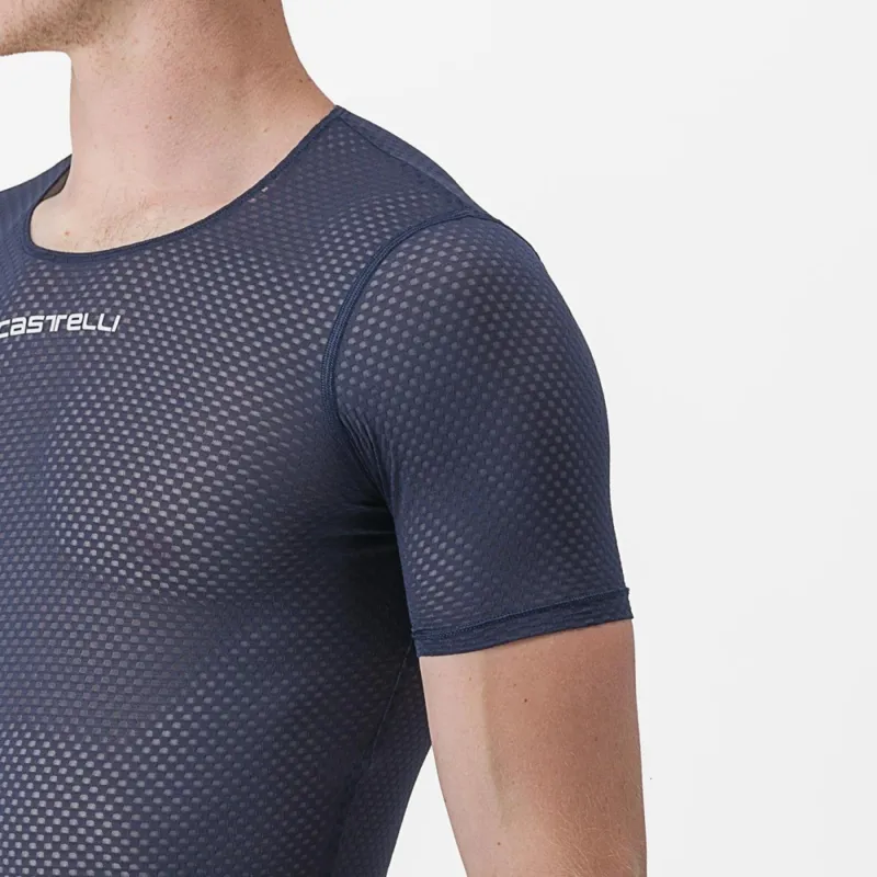 Castelli Pro Mesh 2.0 Base Layer in Belgian Blue-3