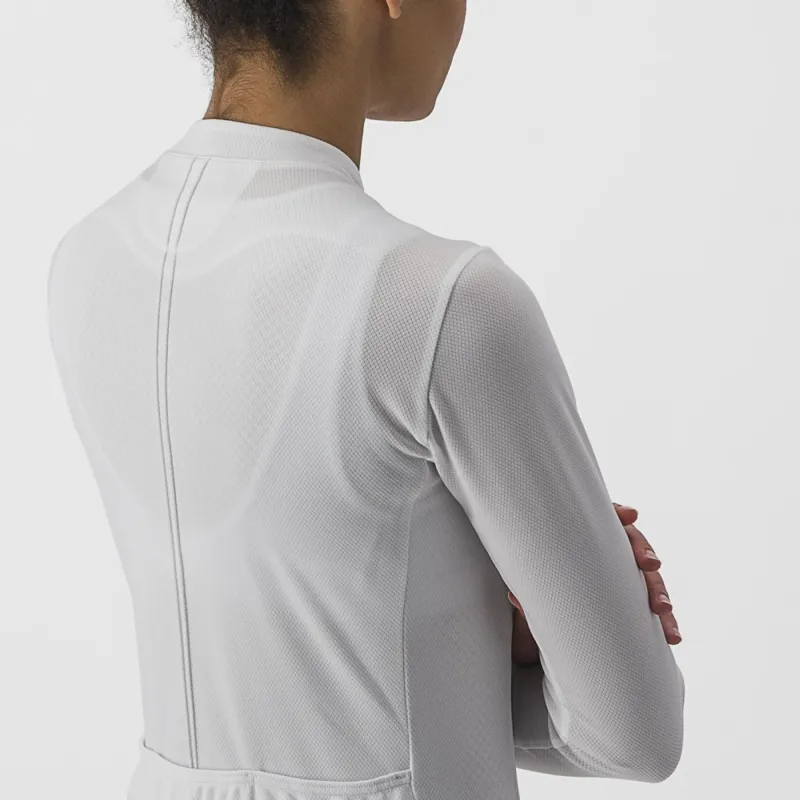 Castelli Anima 4 Long Sleeve Women's Jersey in Ivory-3