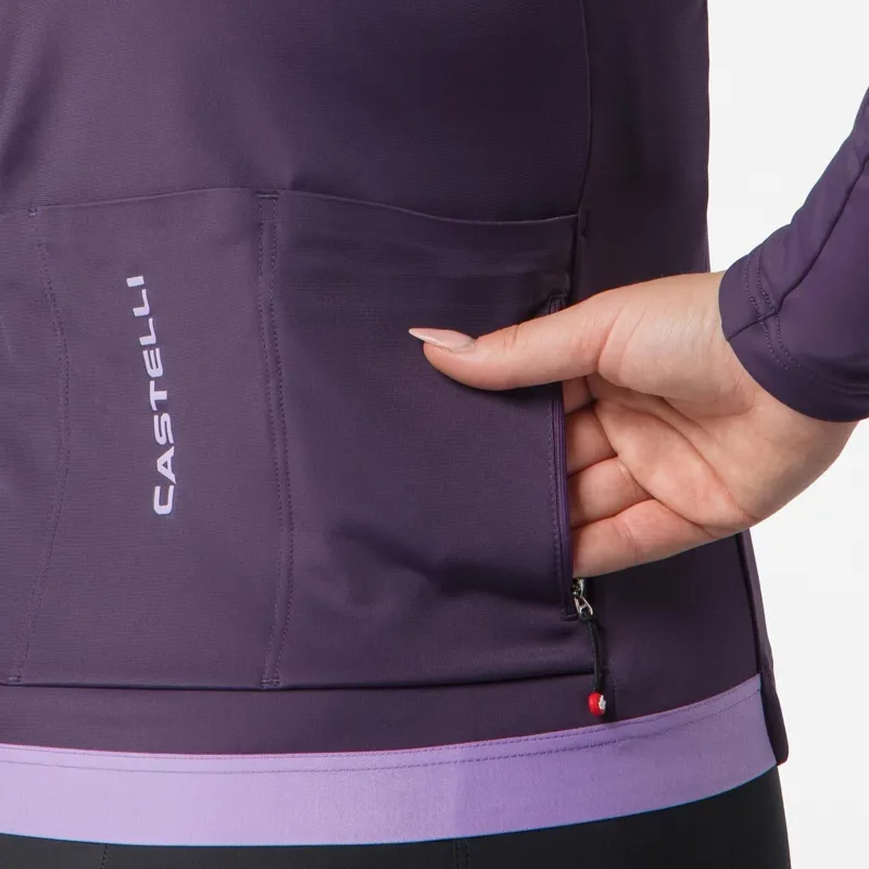 Castelli Espresso Thermal 2 Women's Jersey in Night Shade-3
