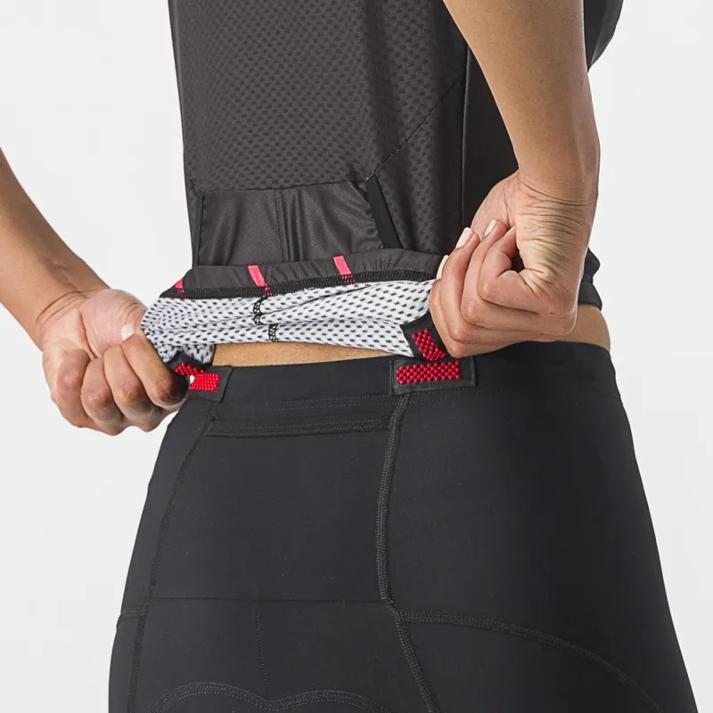 Castelli Free Speed 2 Women's Race Top in Black/Hibiscus-3