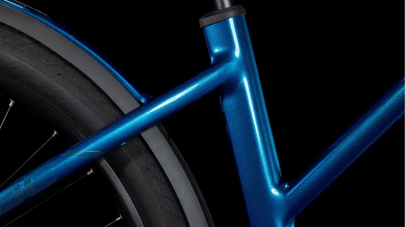 Cube Kathmandu Hybrid EX 800 Trapeze Electric H/T MTB 2025 in Electric Blue/Chrome-4