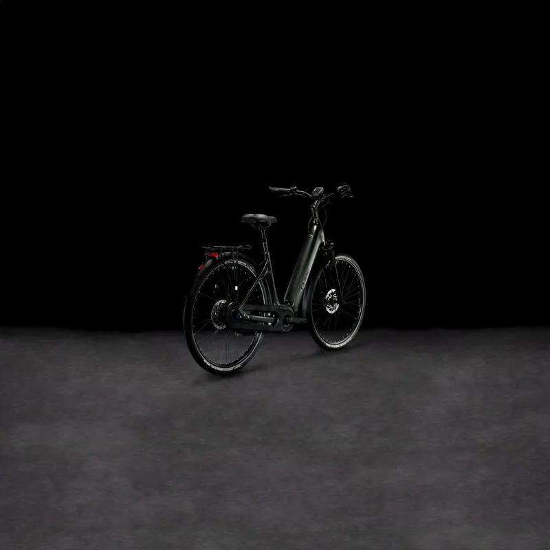 Cube Supreme Hybrid Ex 625 Electric Hybrid Bike 2024 in Grey/Black Easy Entry-6