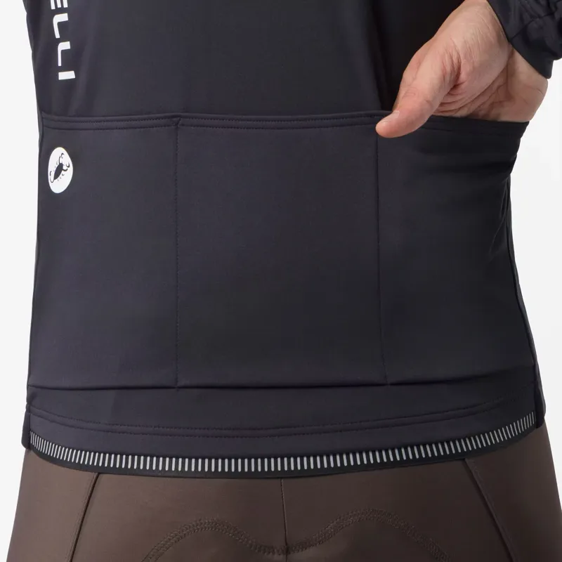 Castelli Espresso 2 Long Sleeve Jacket in Black-3