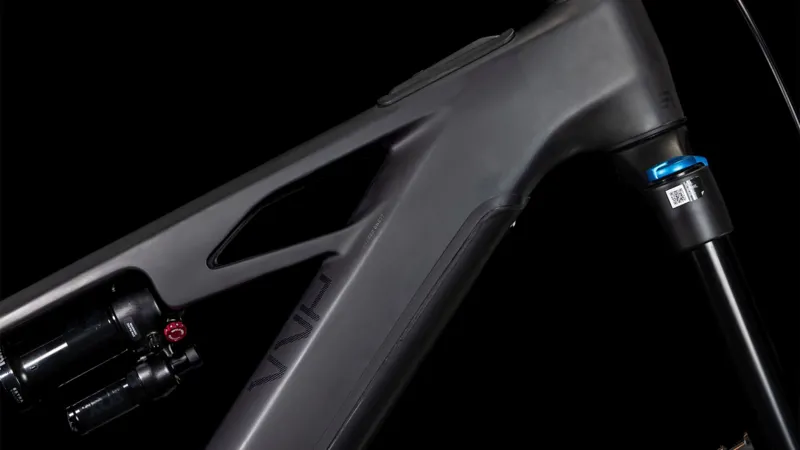 Cube Stereo Hybrid ONE77 HPC SLX 800Wh Electric Full Suspension MTB 2025 in Blackline-5