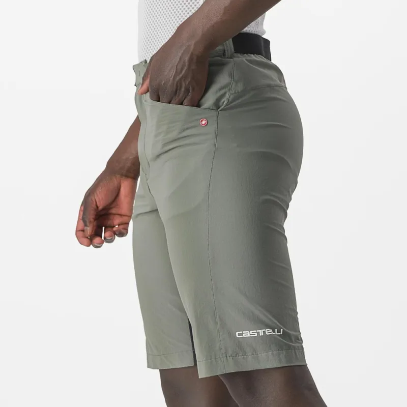 Castelli Unlimited Baggy Shorts in Grey/Black-4
