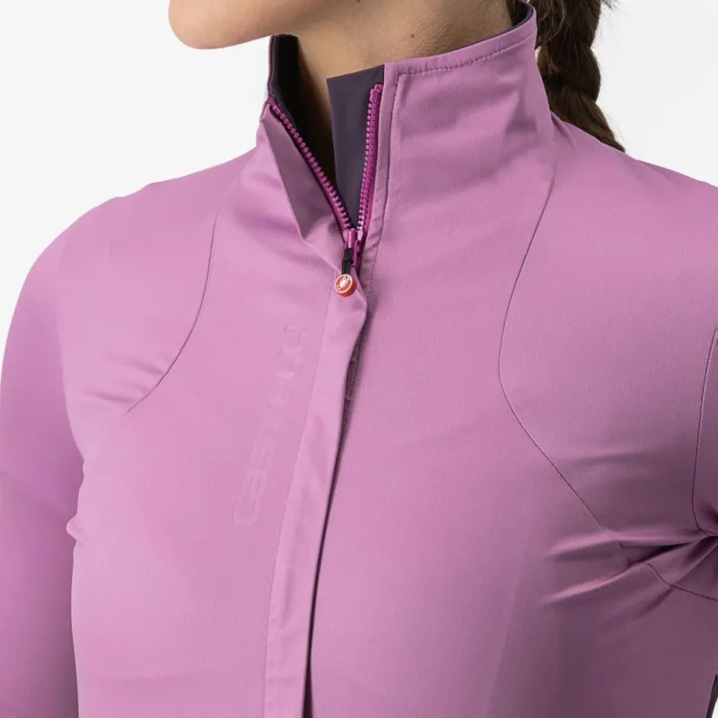 Castelli Beta RoS Women's Jacket in Purple Dew/Night Shade-4