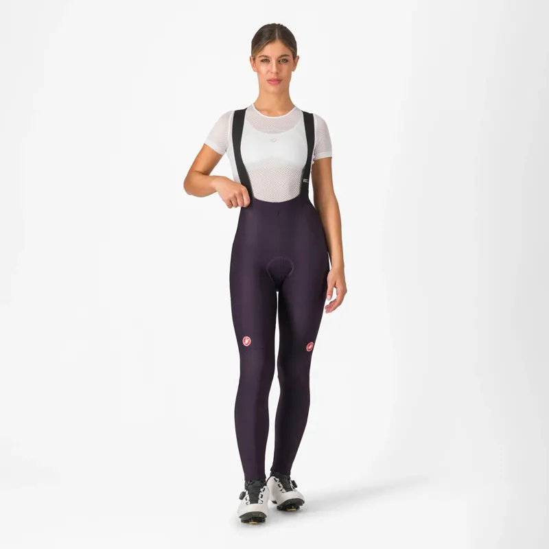 Castelli Sorpasso RoS Women's Bib Tights in Night Shade/Silver Reflex-4