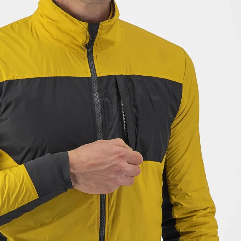 Castelli Unlimited Puffy Jacket in Goldenrod/Grey-4