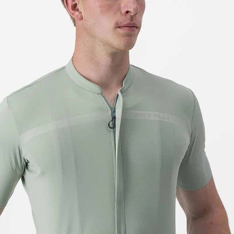 Castelli Unlimited Allroad Short Sleeve Jersey in Defender Green-4