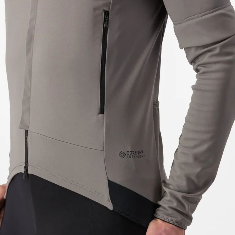 Castelli Perfetto RoS 2 Convertible Jacket in Nickel Grey/Grey-4