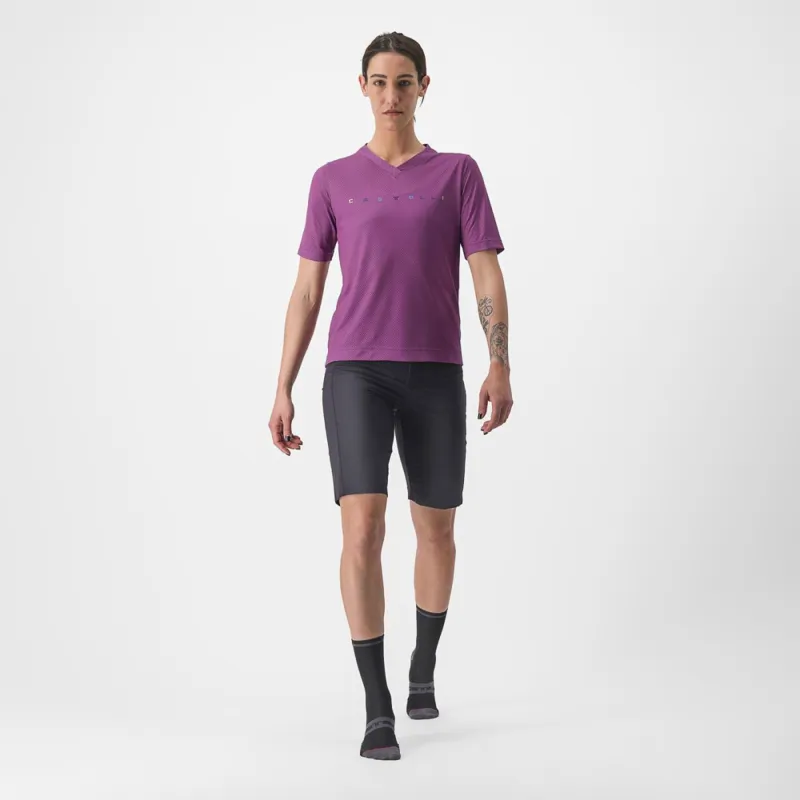 Castelli Trail Tech 2 Women's T-Shirt in Amethyst-4