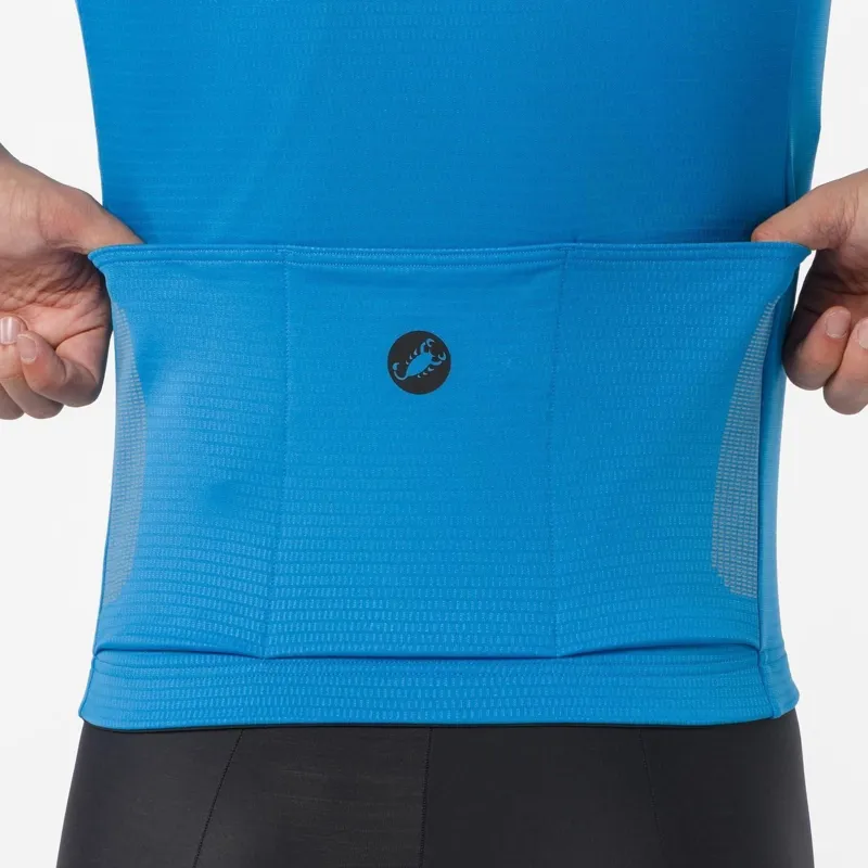 Castelli Puro 4.1 Jersey in Blue Circuit-4