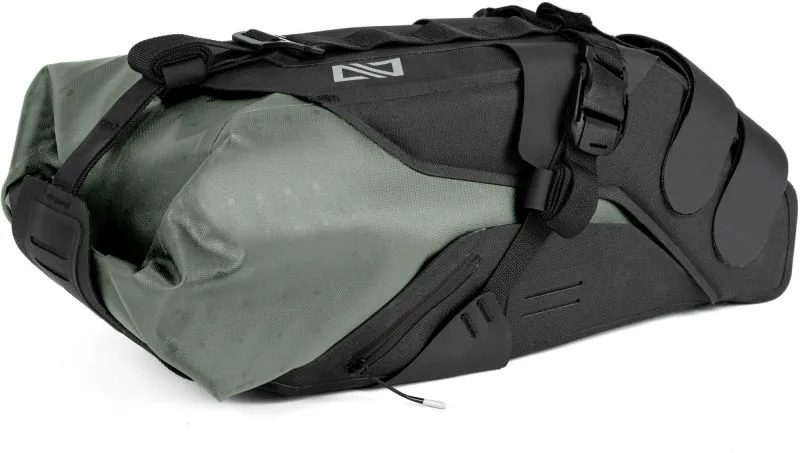 Acid Saddle Bag Pack Pro 11 in Black/Green-2