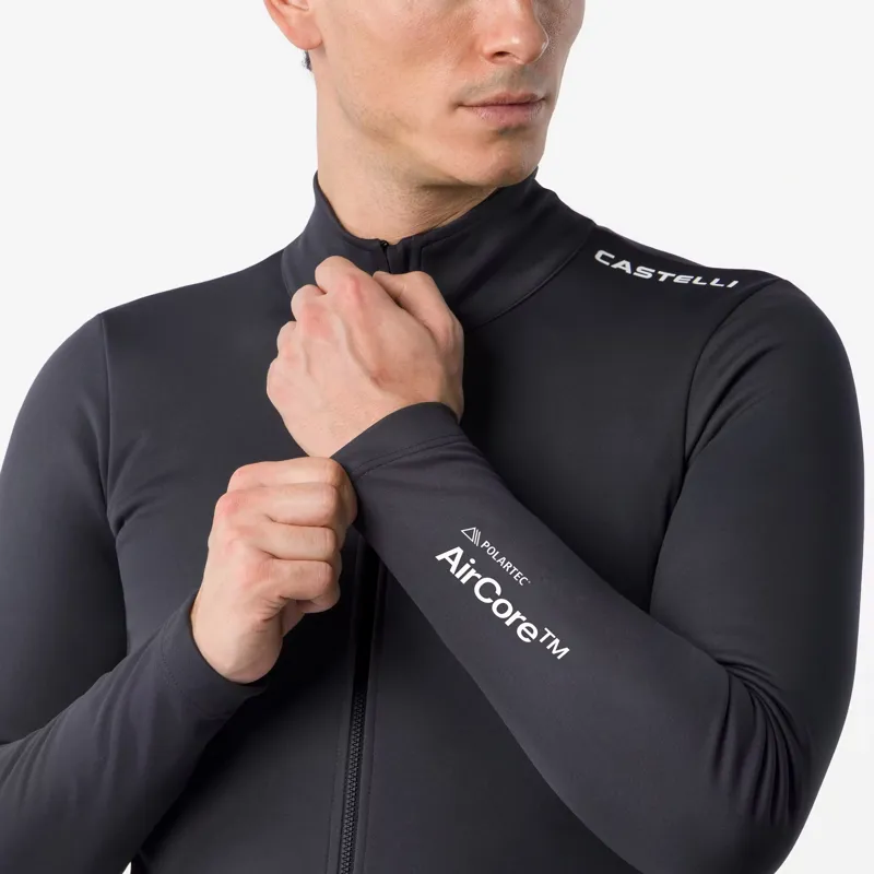 Castelli Espresso 2 Long Sleeve Jacket in Black-2