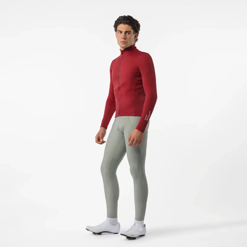 Castelli Espresso 2 Long Sleeve Jacket in Garnet Red-4
