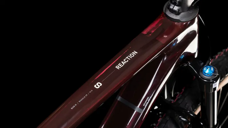 Cube Reaction c:62 SLX Hardtail Mountain Bike 2025 in Liquidred/White-1