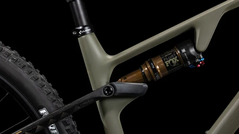 Cube AMS ONE11 C:68X TM 29 Full Suspension Mountain Bike 2026 in Dustolive/Gold-3