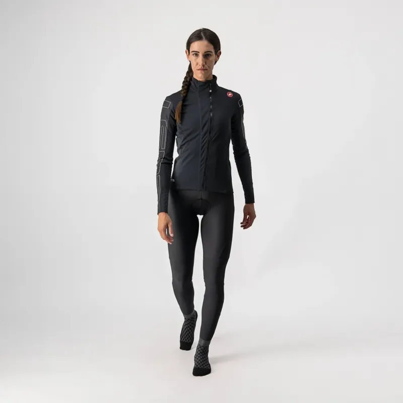 Castelli Transition Women's Jacket in Light Black/Ivory-6