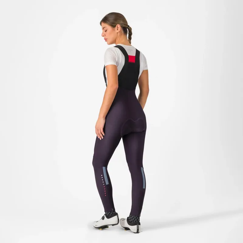 Castelli Sorpasso RoS Women's Bib Tights in Night Shade/Silver Reflex-5