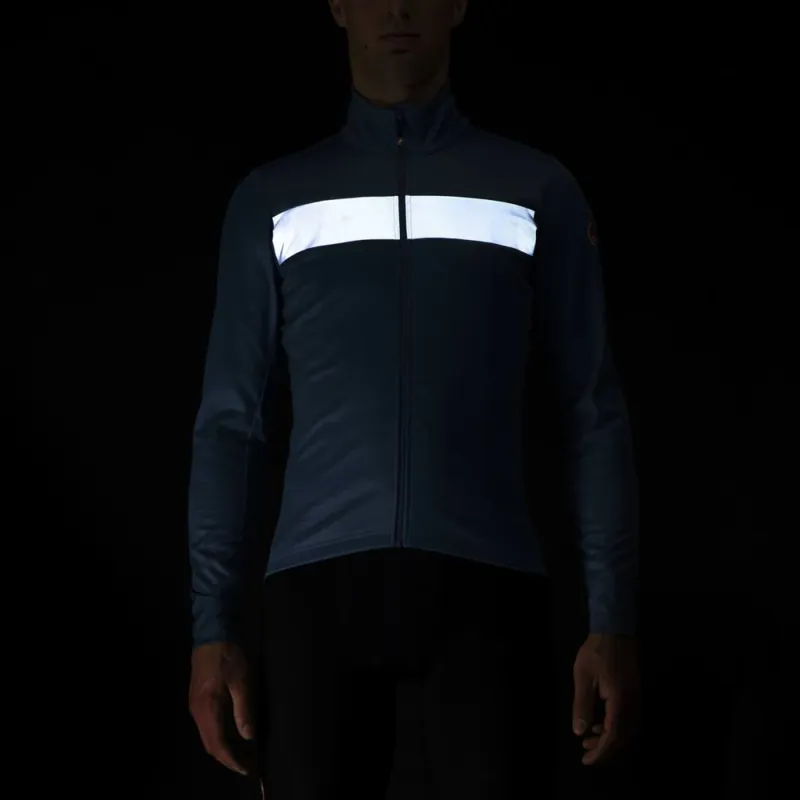Castelli Raddoppia 3 Jacket in Steel Blue/Blue Reflex-5