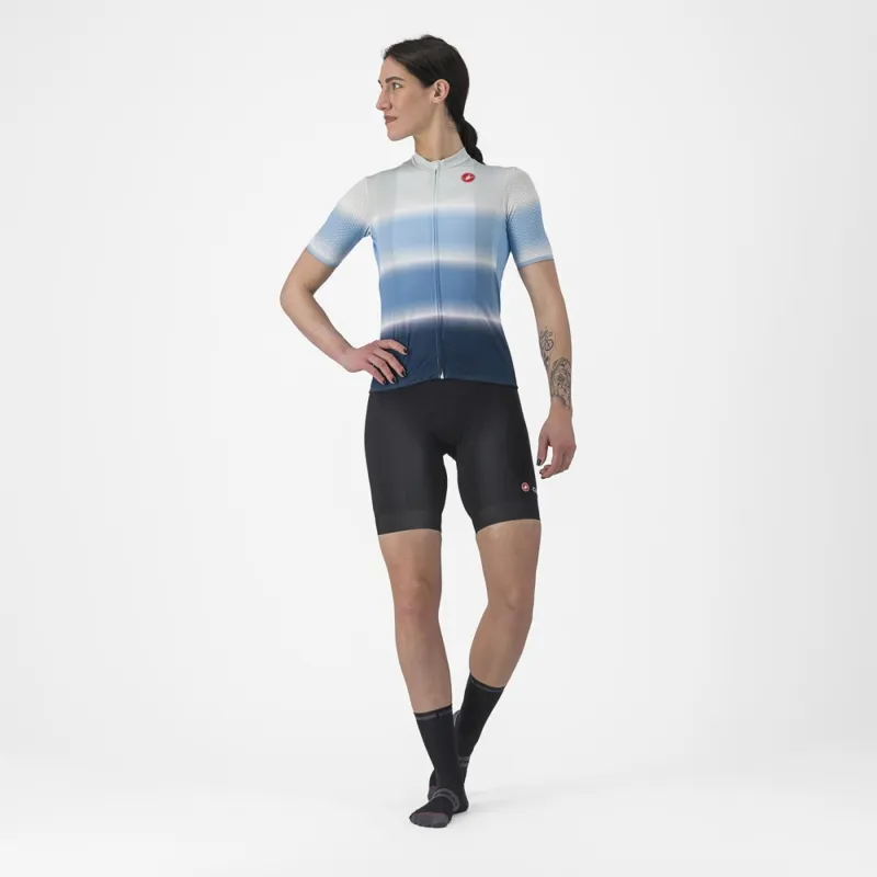 Castelli Dolce Women's Short Sleeve Jersey in Ocean Fade-5