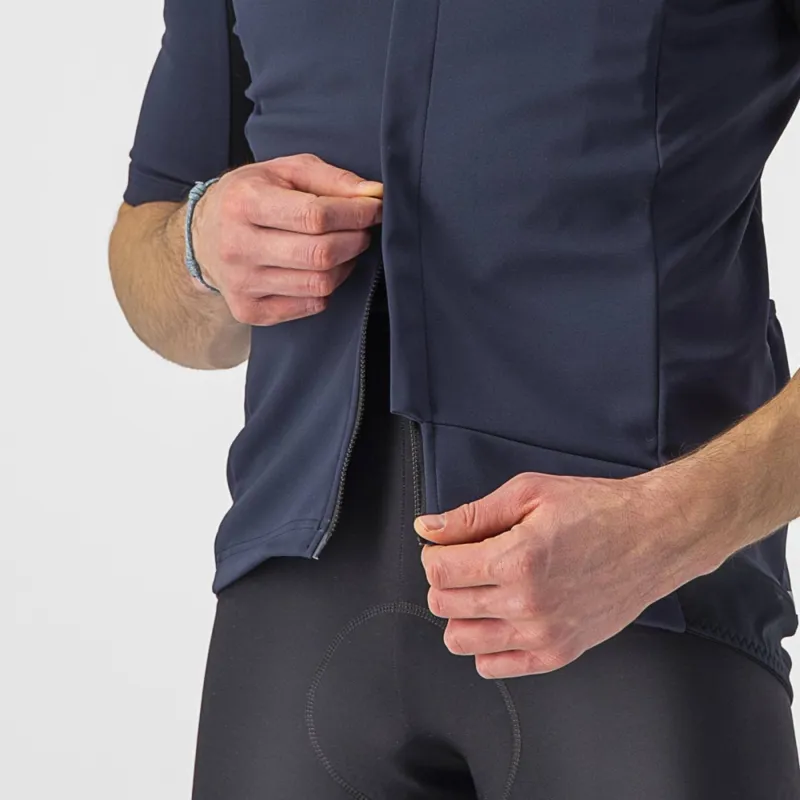 Castelli Gabba RoS 2 Short Sleeve Jersey in Belgian Blue/Silver Grey-5