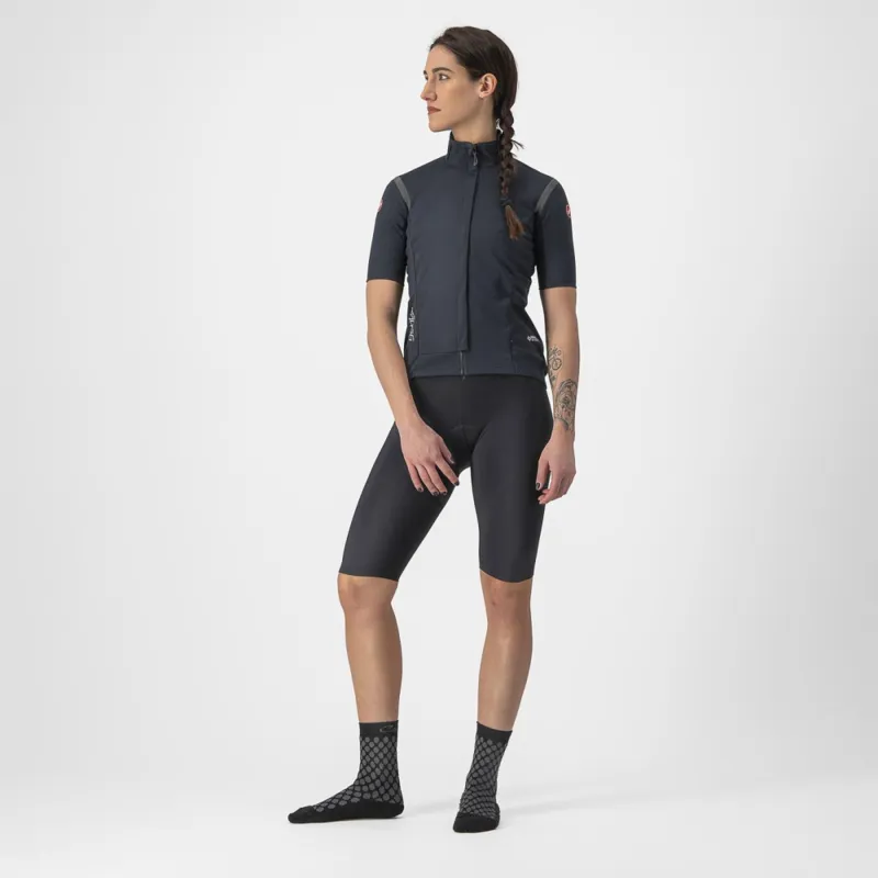 Castelli Gabba RoS 2 Short Sleeve Women's Jersey in Light Black/Black-5