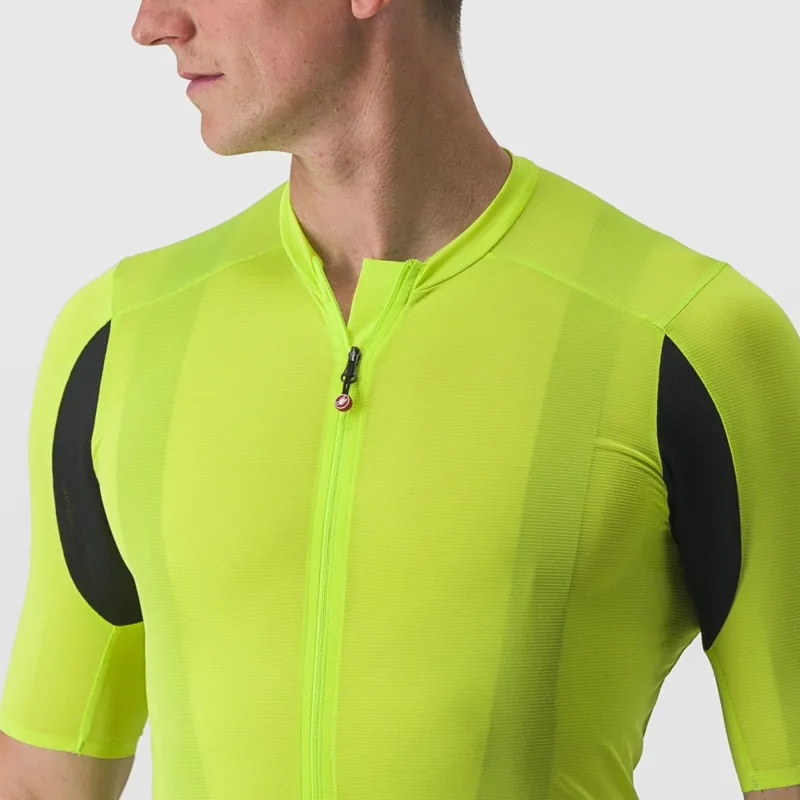 Castelli Superleggera 3 Short Sleeve Jersey in Electric Lime-5