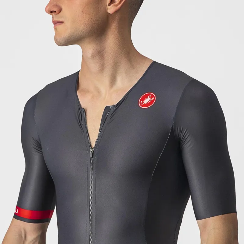 Castelli Free Sanremo 2 Short Sleeve Suit in Black-6