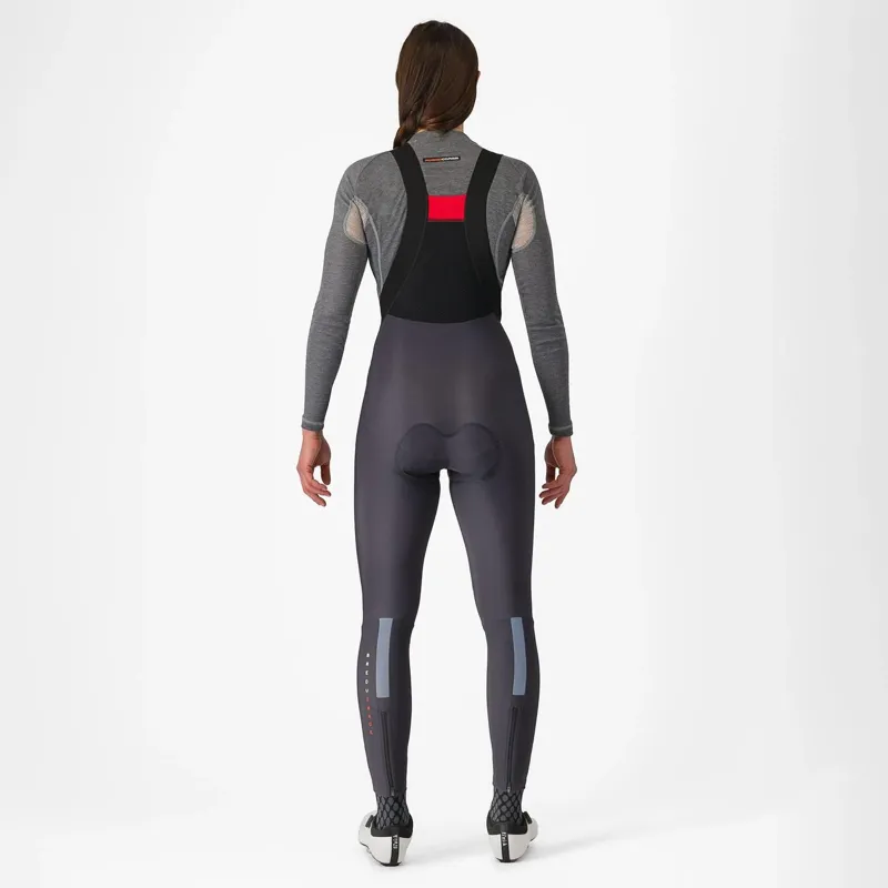 Castelli Sorpasso RoS Women's Bib Tights in Dark Grey-6